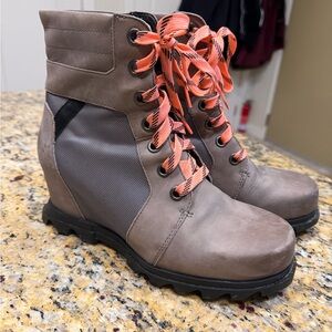 Joan of Arctic Wedge III Lexie Lace Boots
